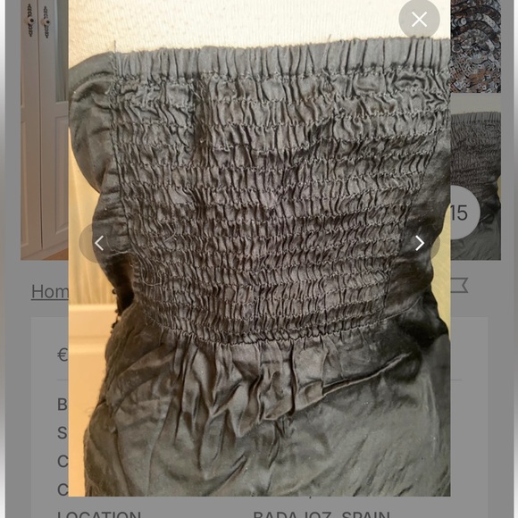 Stradivarius ❤ Black Sequin mini dress ! Size M - Picture 9 of 10